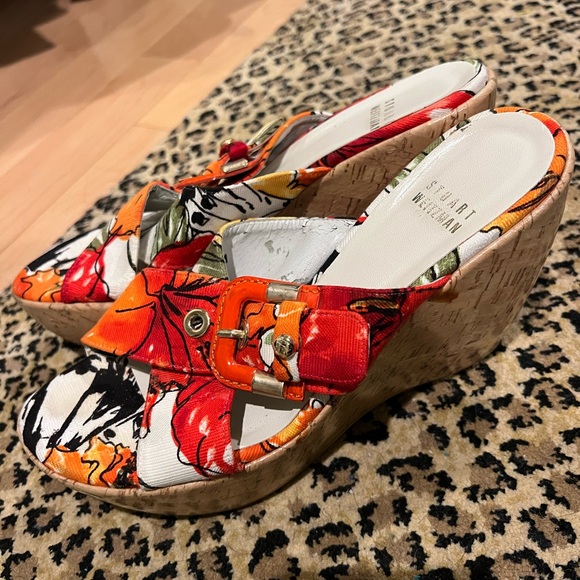 Colorful Wedge Sandals - Picture 1 of 5